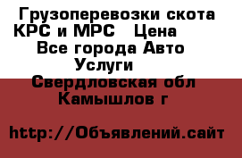 Грузоперевозки скота КРС и МРС › Цена ­ 45 - Все города Авто » Услуги   . Свердловская обл.,Камышлов г.